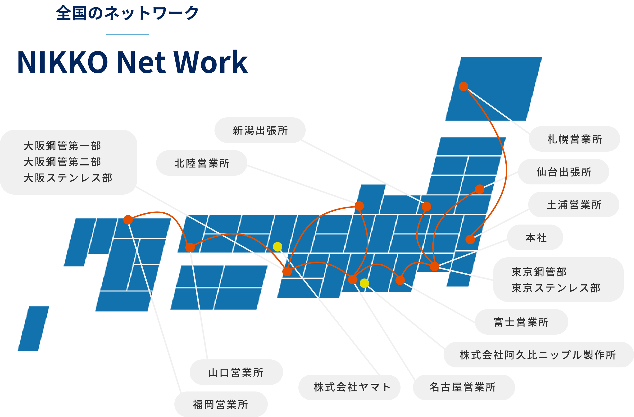 全国拠点のご案内 株式会社ニッコー 全国拠点のご案内 株式会社ニッコー